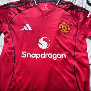 Adidas Red Manchester United Men's Jersey